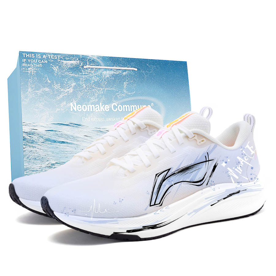 Li-Ning Li Ning Red Hare 8 Textile Abrasion Resistant Cushioning Low top Physical Fitness Test & Exam Racing City Commuting