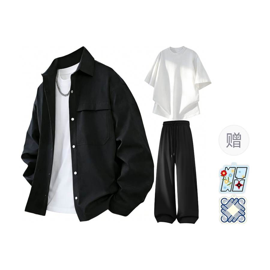 MIIOW Casual Sportswear Unisex Lapel Moderate