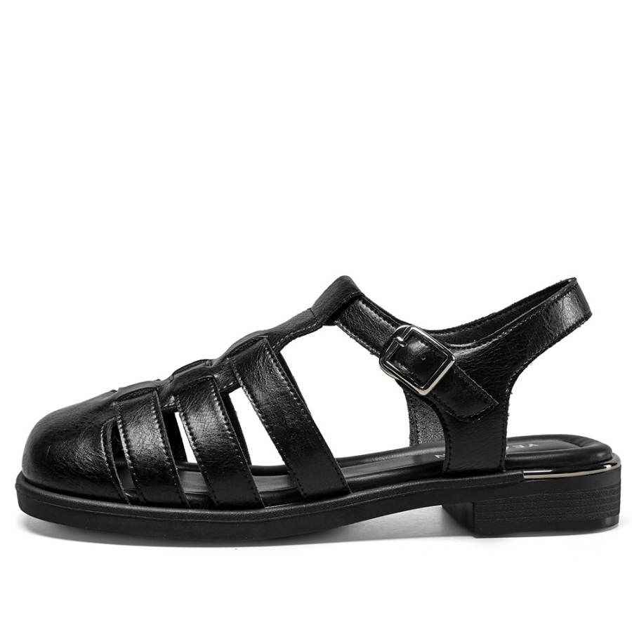 YEARCON Rubber Sole Slip Resistant Closed Toe Slippers Women's
