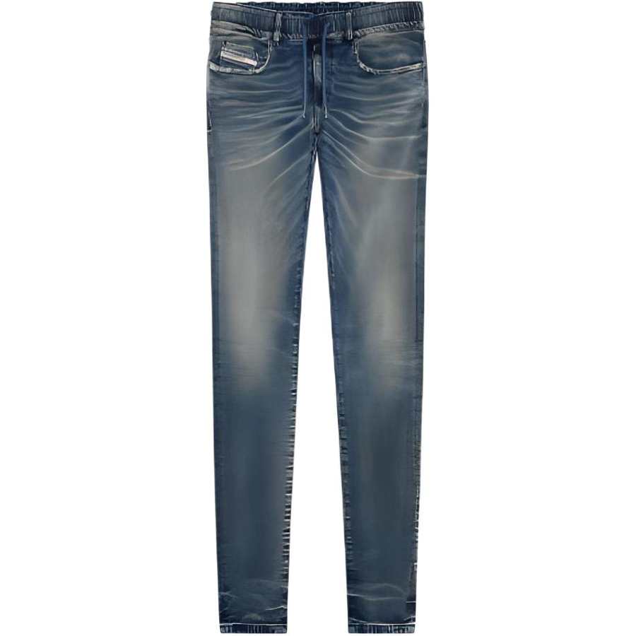 DIESEL D Strukt Mid Rise Tapered Leg Jeans