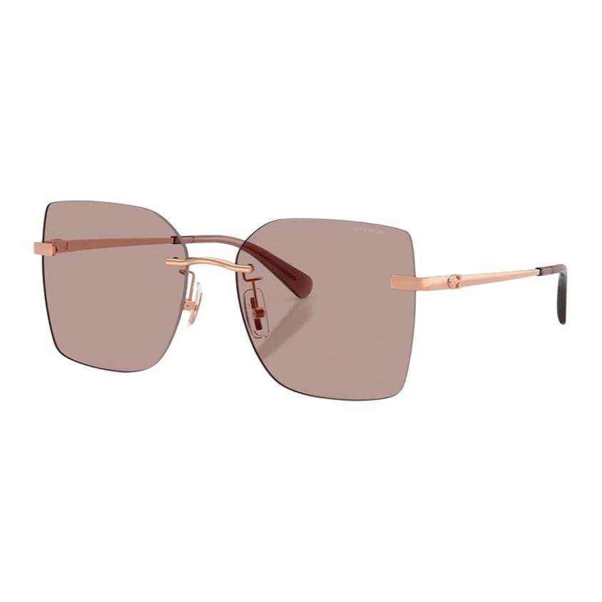 COACH COACH Metal Irregular Shape Sunglasses Unisex Rose Gold