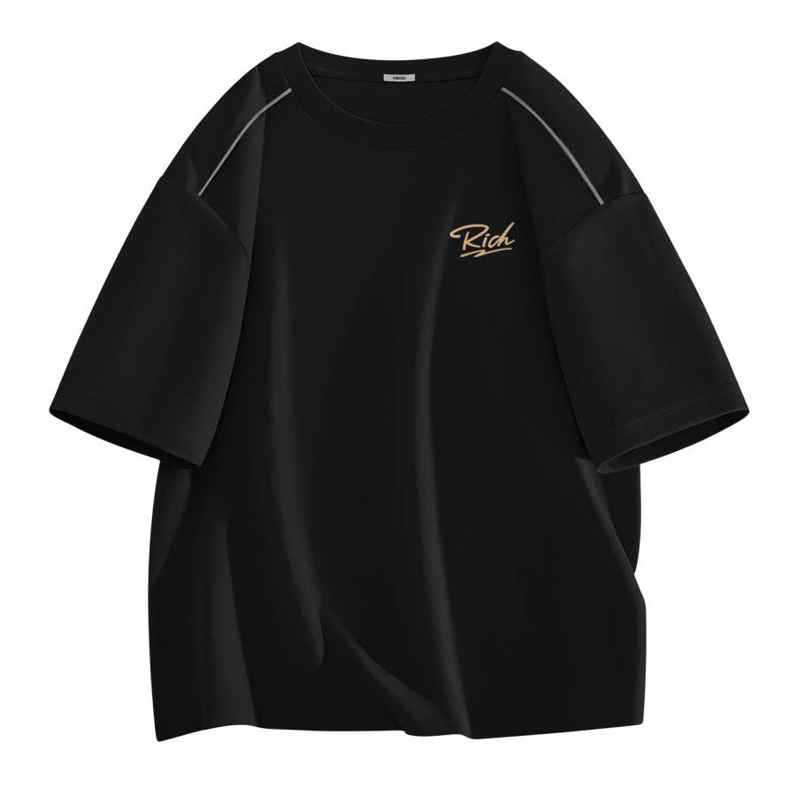 MINISO T Shirts Unisex Crew Neck Moderate Straight Fit