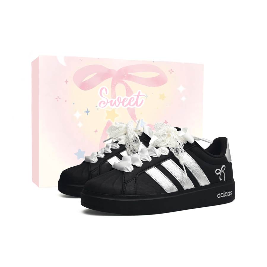 Adidas Adidas Street Talk Lace Knot Leather Slip Resistant, Abrasion Resistant, Height Increasing Low top