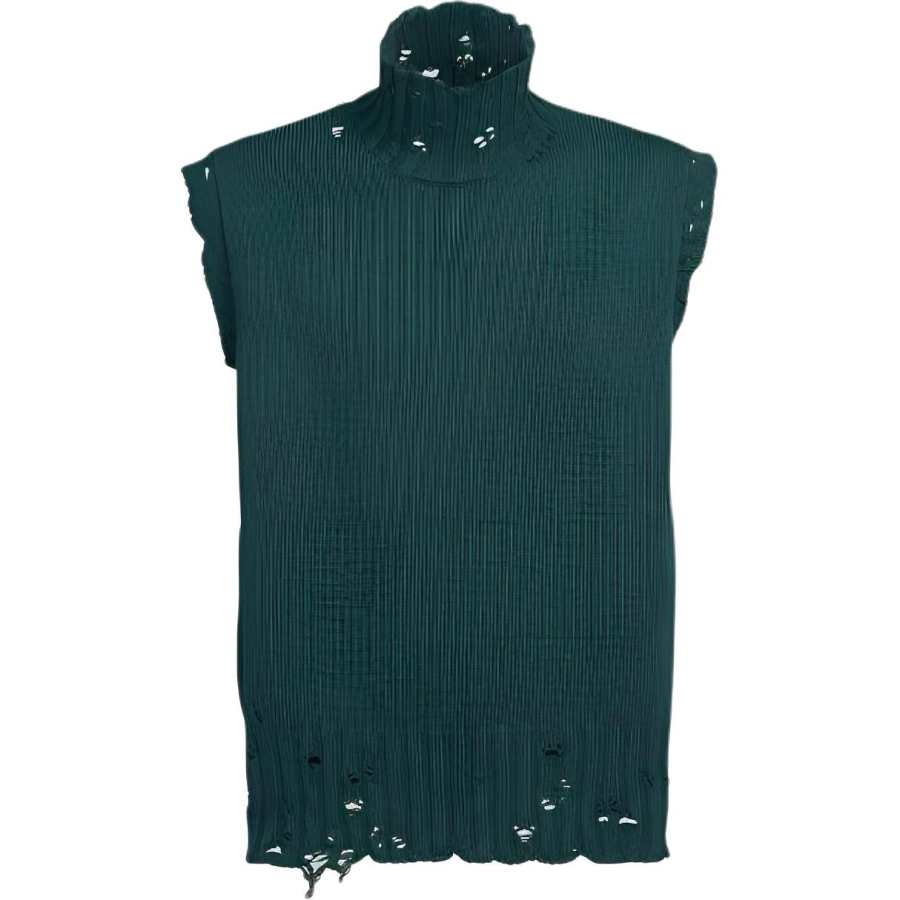 MARNI Tank Tops Men's Green Turtleneck Moderate Straight Fit