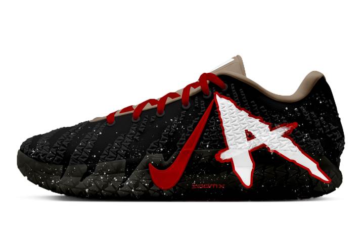Nike Nike Ja Morant 3 Scarlet Moon Coverage Low top Basketball Shoes Men's Black Red White