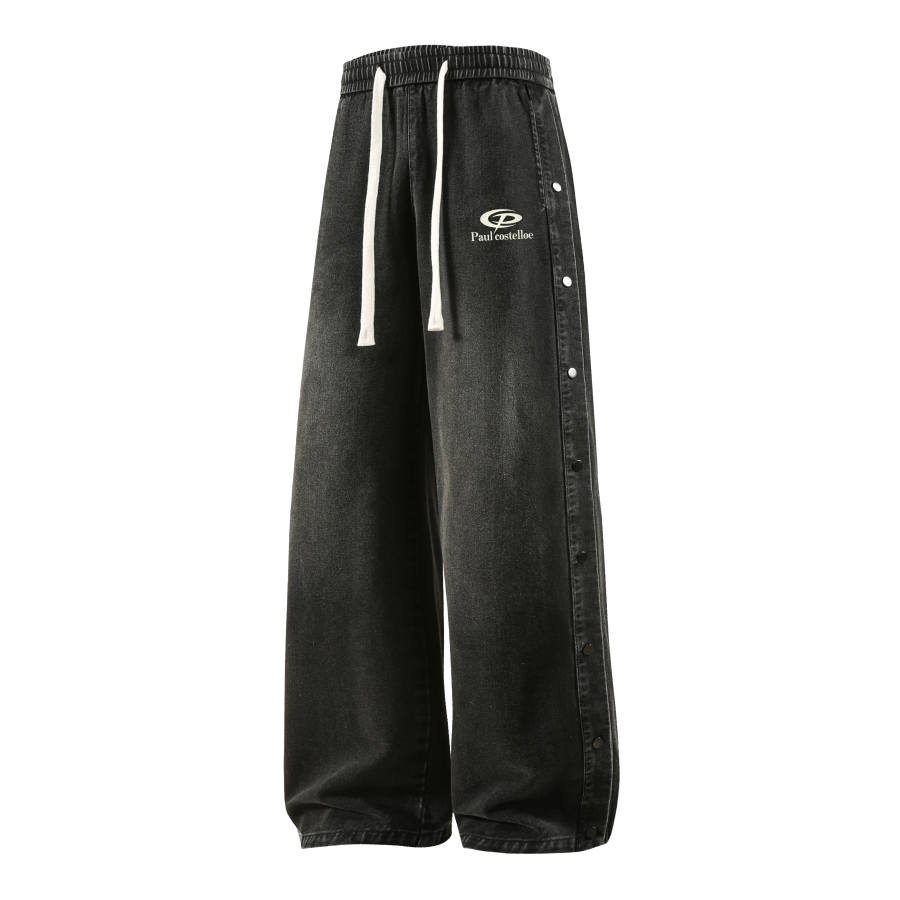 PAUL COSTELLOE Jeans Unisex Moderate Straight Fit Pants
