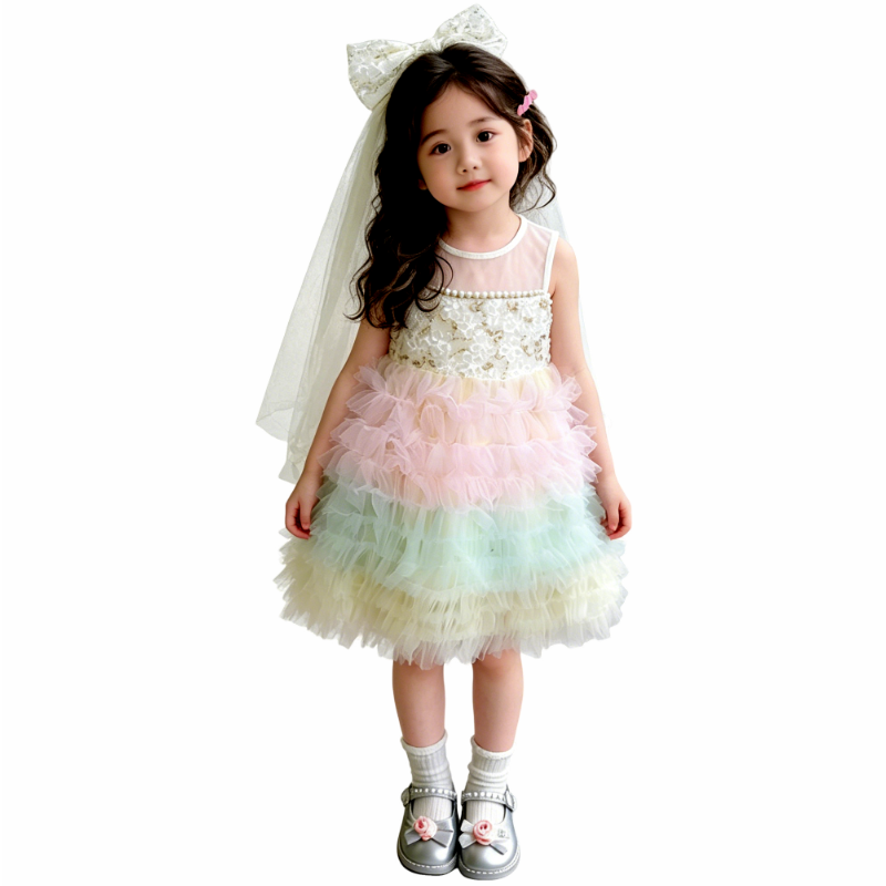 YALU Dress Children Aged 3 7 Years Old