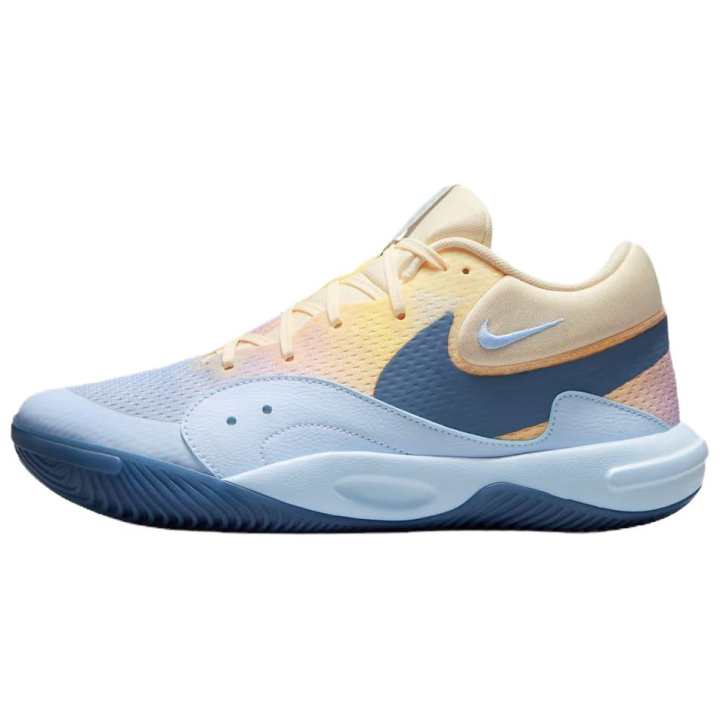 Nike Nike Hyperquick Support Mid top Volleyball Shoes Unisex Beige Blue