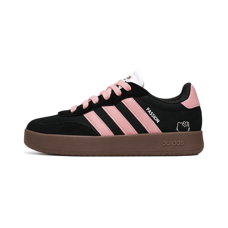 Adidas Adidas BARREDA Low top German Army Trainers Unisex Black Pink