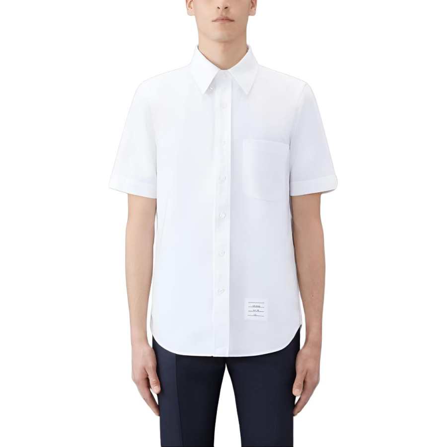 THOM BROWNE THOM BROWNE Short Sleeved Buttoned Shirt