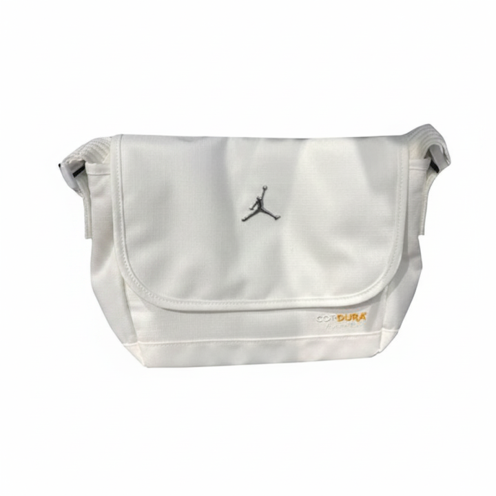 Jordan Jordan Flap Design Crossbody Bags Unisex White