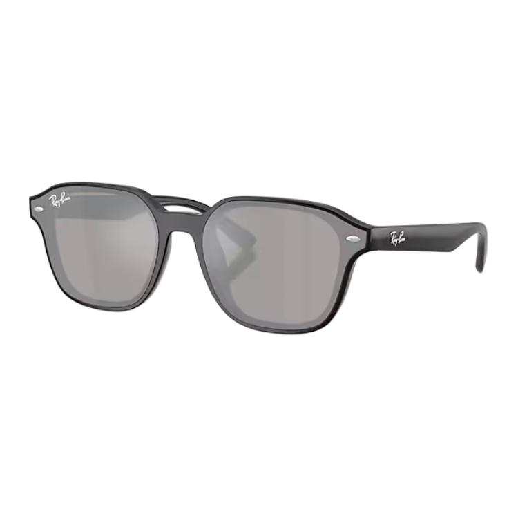 RayBan RayBan Nylon Square Sunglasses Unisex Black