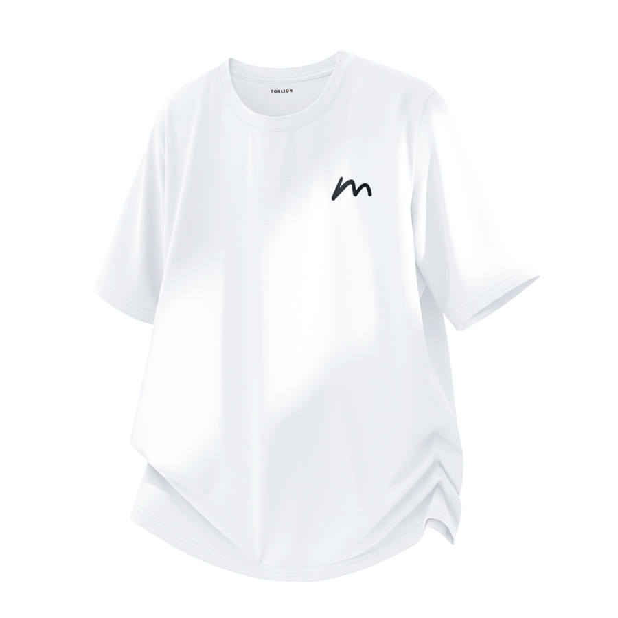 Tonlion T Shirts Unisex Crew Neck Moderate Straight Fit