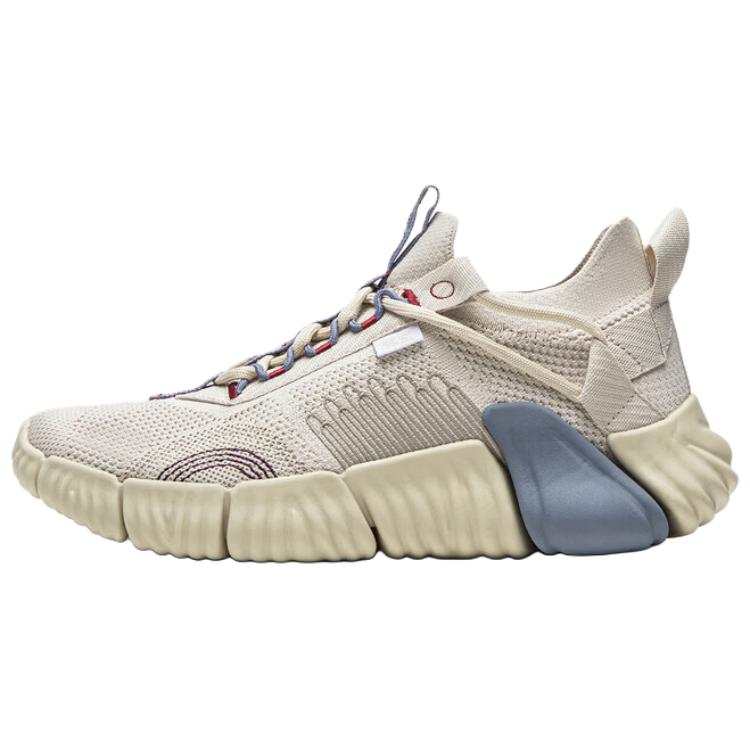 Li-Ning Li Ning Goku Cushioning Abrasion Resistant Low top Casual Shoes Men's Moonlight Gray