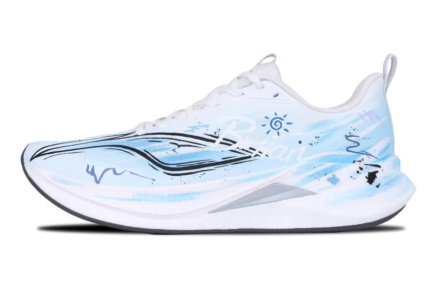 Li-Ning Li Ning Red Hare 9 PRO Cushioning Lightweight Low top Casual Running Shoes Men's Blue White