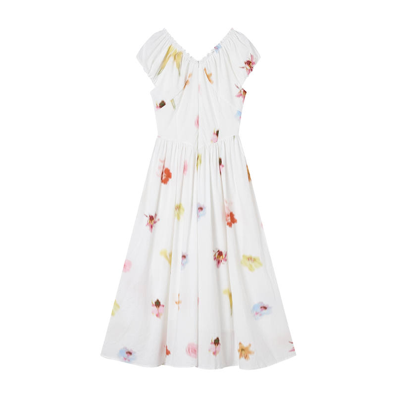 XIANGYING Short Sleeved Dress Women's