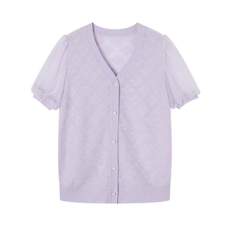 XIANGYING Knitwear Women's V Neck Thin Base Layer