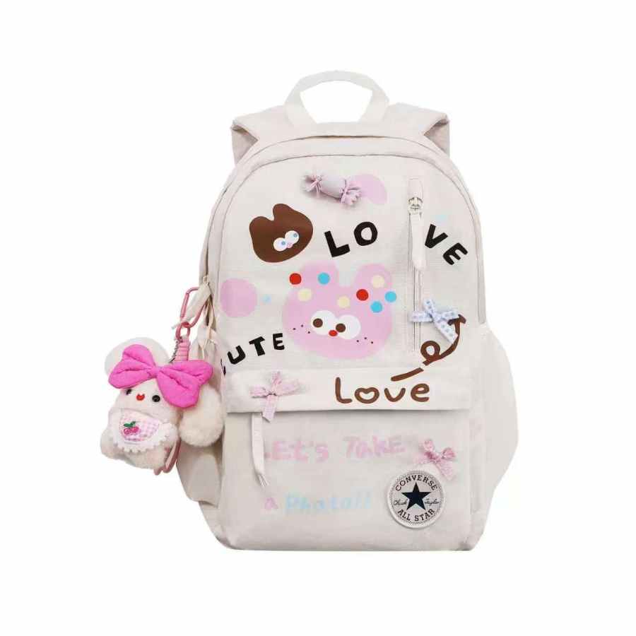 Converse Converse Polyester Tang Bunny Backpack Regular Women's White