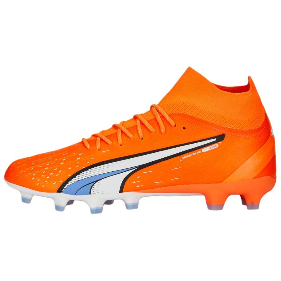 PUMA Ultra Pro AG Artificial Ground FG Firm Ground Soccer Shoes Unisex Orange White