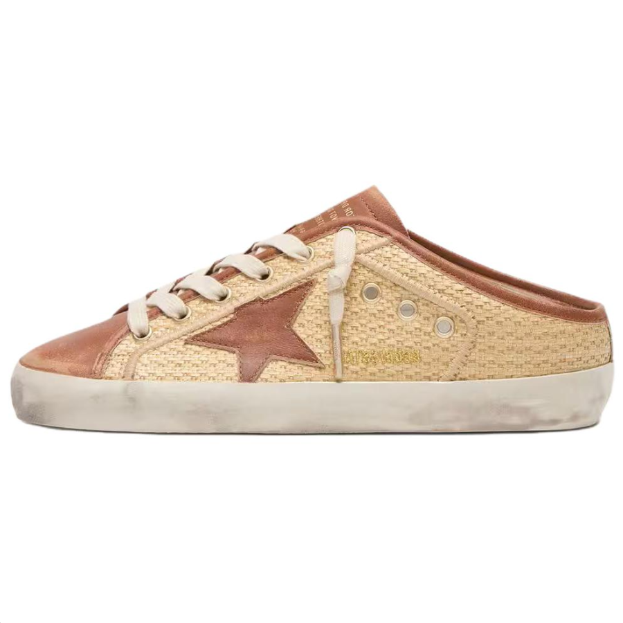 Golden Goose Super Star Closed Toe Slippers Women's Beige