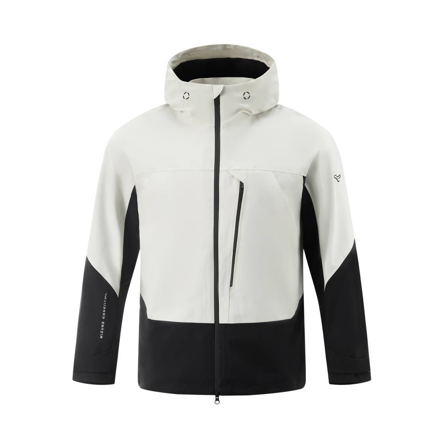 Mizuno ESSENTIAL Jackets Unisex Khaki Brown White Hooded Non Detachable Thickened Other