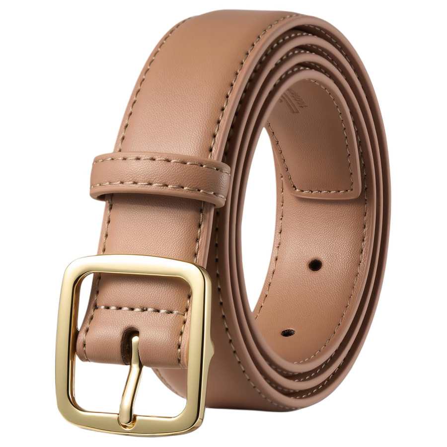 SEPTWOLVES SEPTWOLVES Alloy Split Cow Leather Belts Women's 2.85cm