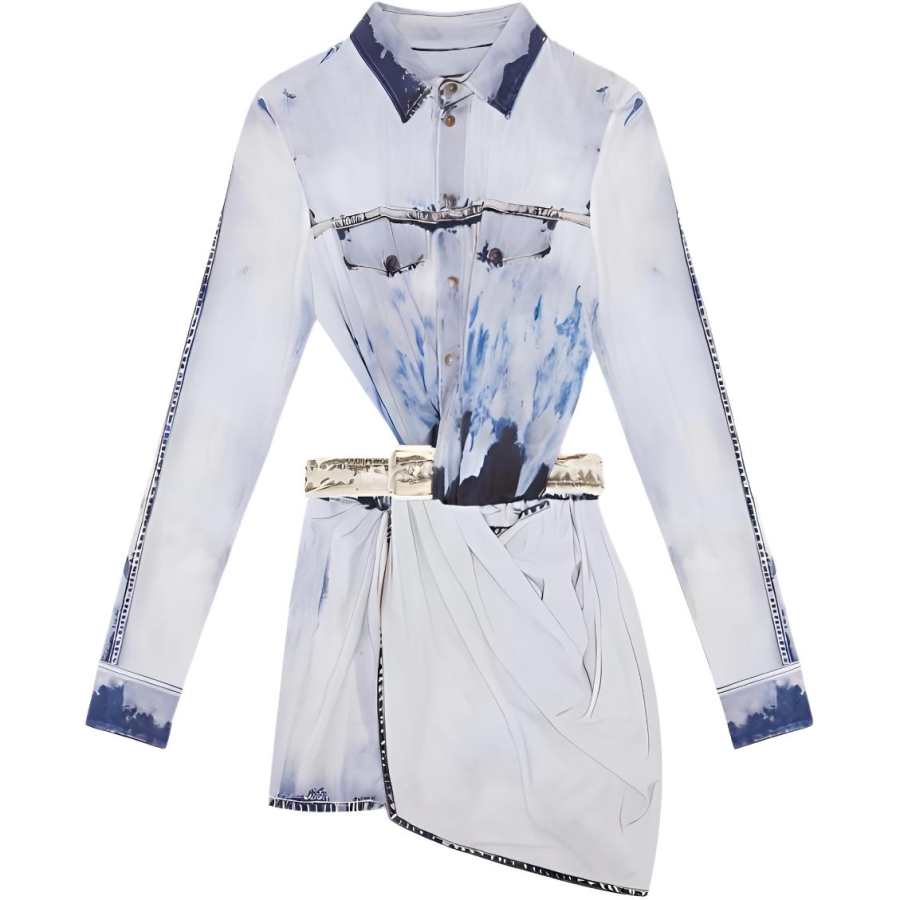 DIESEL Denim Short Skirts Women's Blue