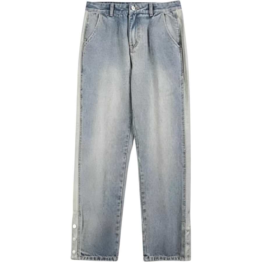 Lnga Landgre Jeans Men's Blue Moderate Wide Leg Pants