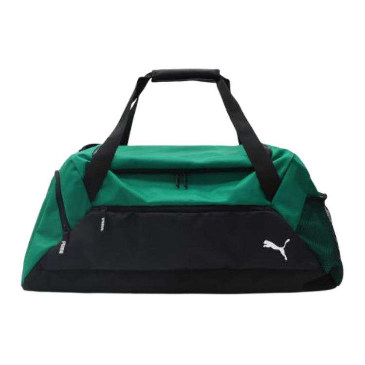 PUMA TEAMGOAL Pu Gym Bag Medium Unisex Green & Black