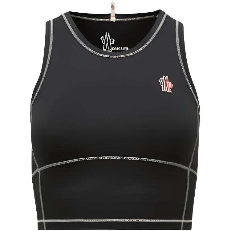 Moncler Grenoble Logo Embroidered Tank Top