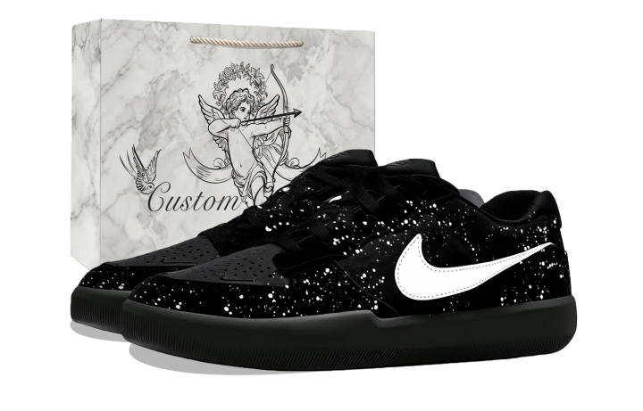 Nike Nike SB Force 58 Night Sky Shooting Stars, Baby's Breath Slip Resistant Cushioning Abrasion Resistant Low top