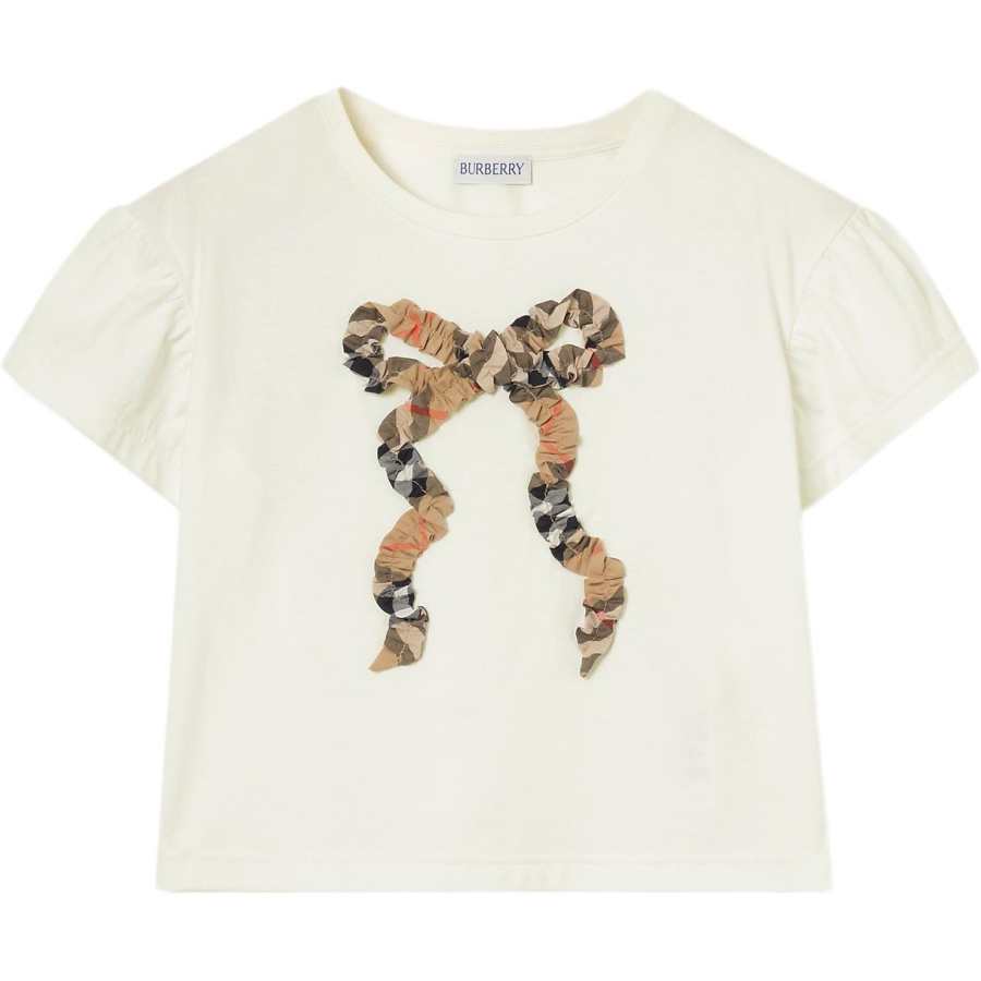 Burberry Kids T Shirts Crew Neck Moderate