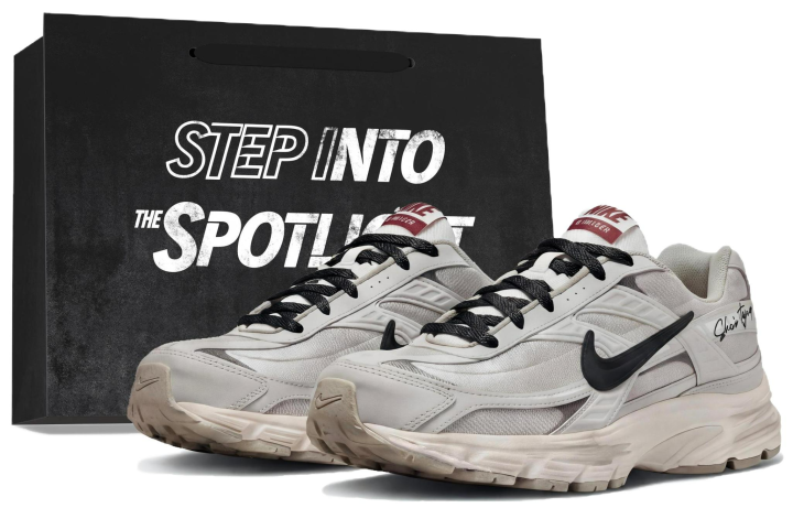 Nike Nike Initiator Fabric Abrasion Resistant Breathable Low top Running Shoes Unisex Gray