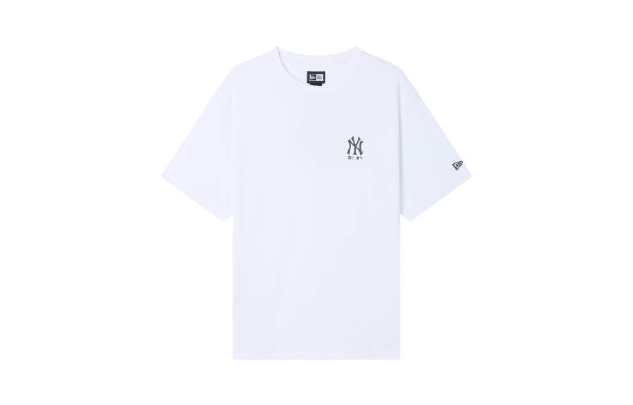 New Era T Shirts Unisex White Crew Neck Moderate