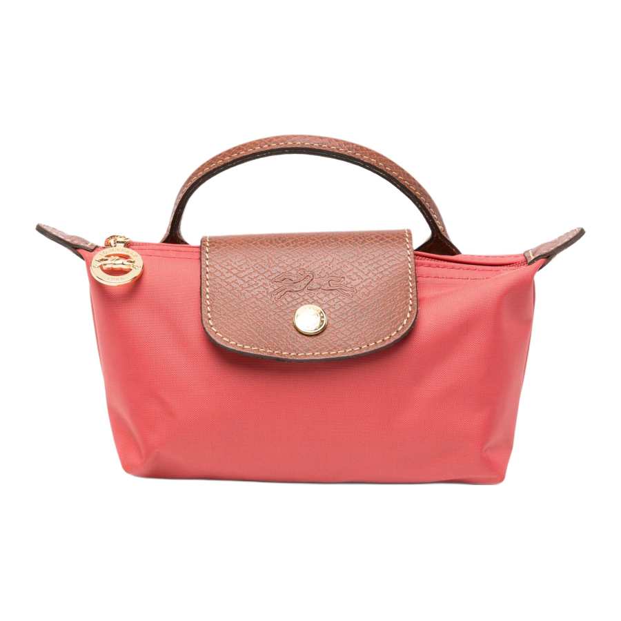 LONGCHAMP Le Pliage Nylon Dumpling Bag Handbag Women's Strawberry Red
