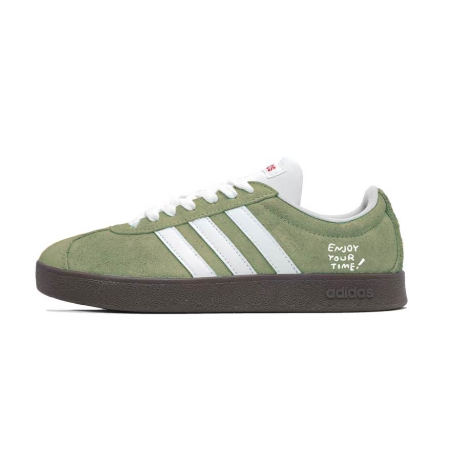 Adidas Adidas VL COURT 2.0 Whispers Of Time Slip Resistant, Abrasion Resistant, Lightweight Low top Skateboard Shoes Unisex