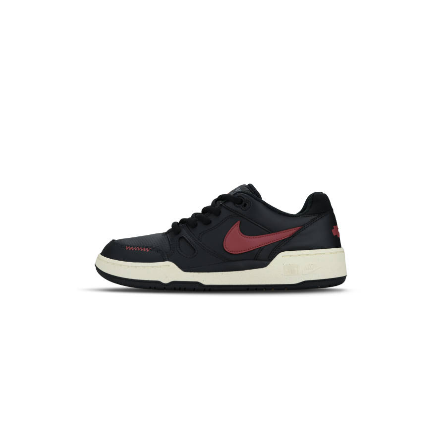Nike Nike Full Force Slip Resistant Abrasion Resistant Low top Skateboard Shoes Men's Black Red