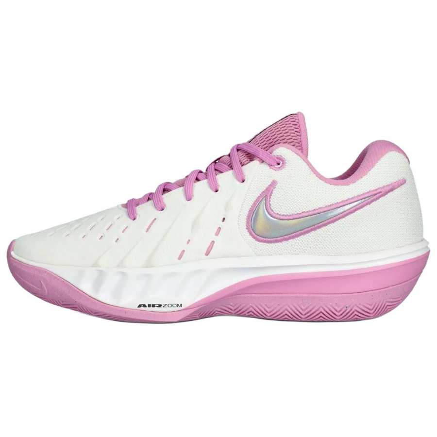 Nike Nike Air Zoom G.T. Cut Academy 2 Slip Resistant Support Rebound Grip Basketball Shoes Unisex White Purple