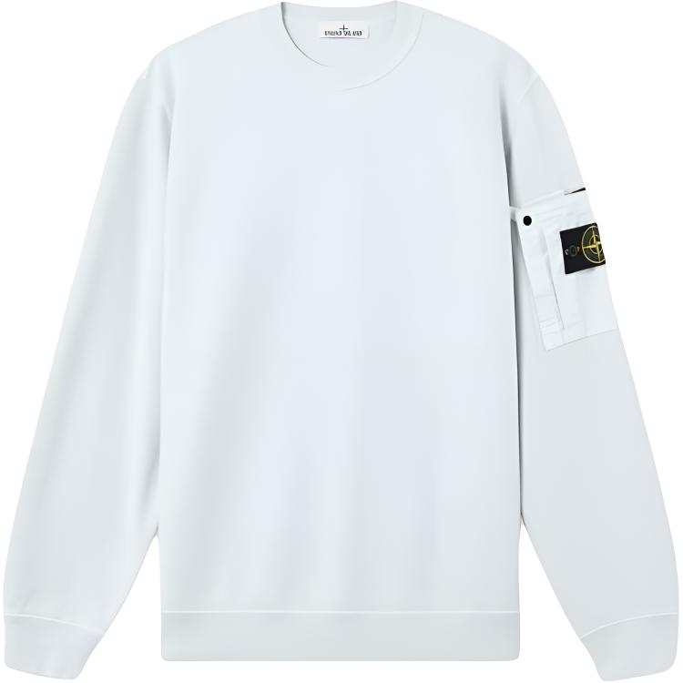 Stone Island logo patch sweatshirt