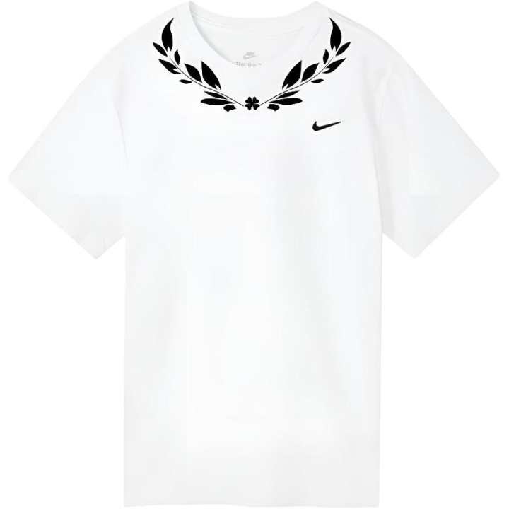 Nike Nike Sportswear T Shirts Men's White Crew Neck Moderate Straight Fit
