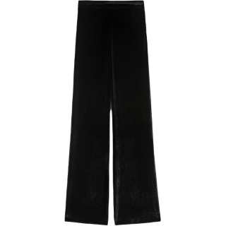JIL SANDER High waist Velvet Straight leg Trousers