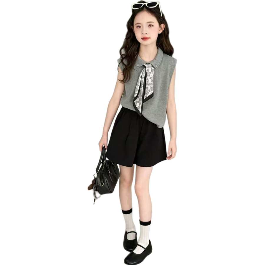 PLANDOO Kids Polo Shirts Lapel Thin Non Stretch