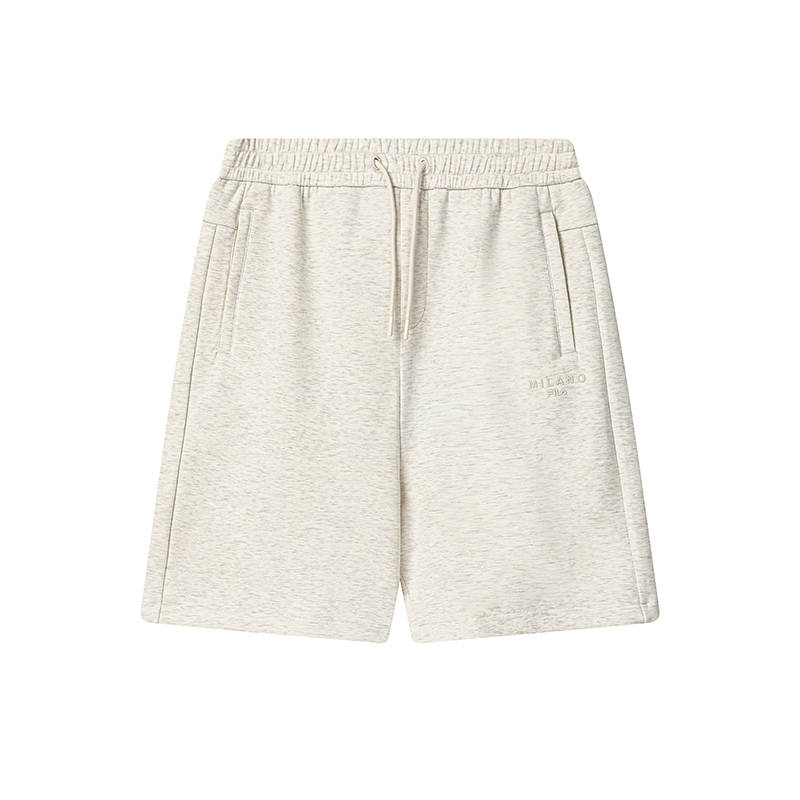 FILA MILANO Casual Shorts Men's Light Khaki Heather Gray