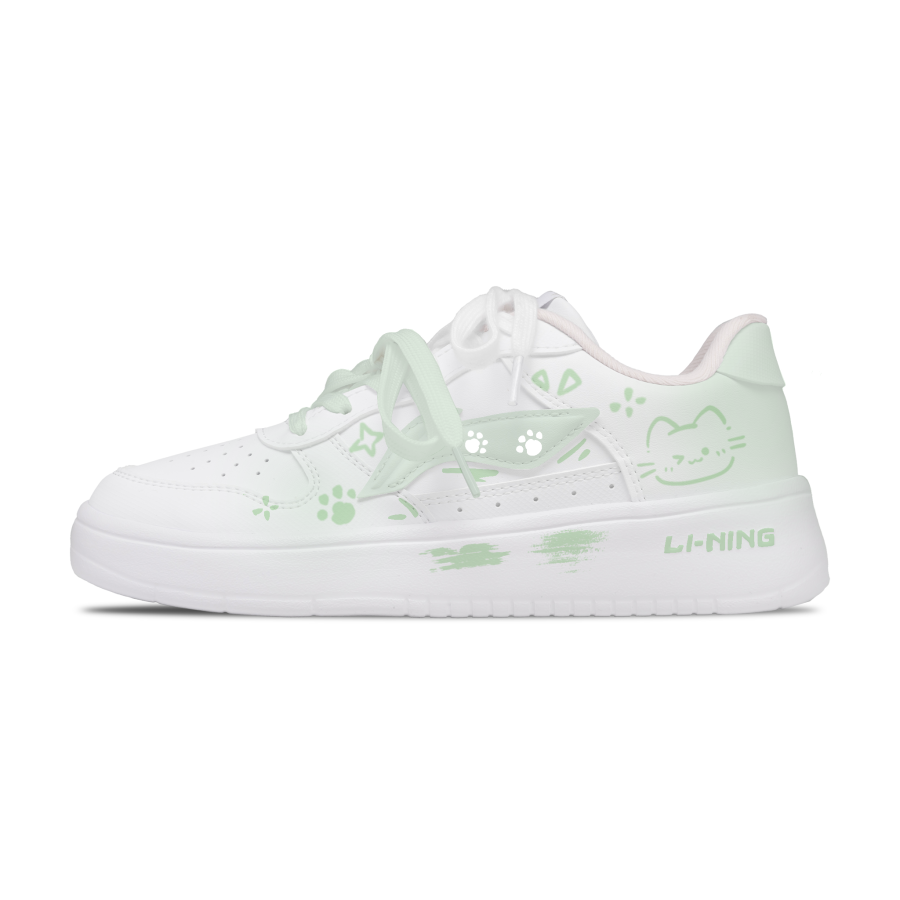 Li-Ning Li Ning Floating Boat Skateboard Shoes Women's Low Top Green