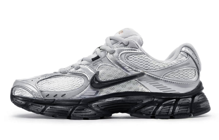 Nike Nike V5 RNR Abrasion Resistant Breathable Low top Running Shoes Men's Silver Black