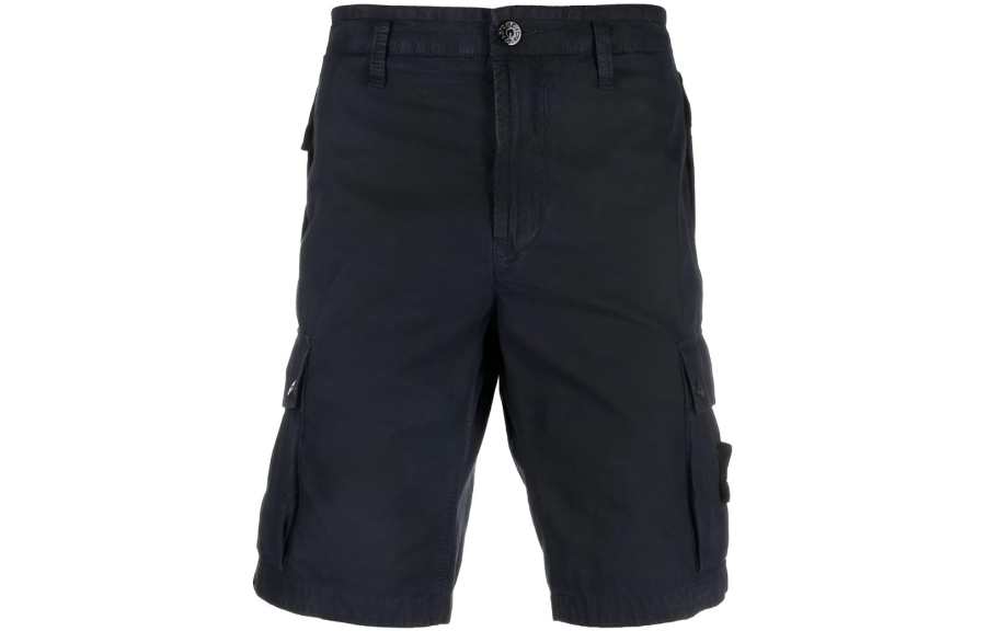STONE ISLAND Casual Shorts Men's Black