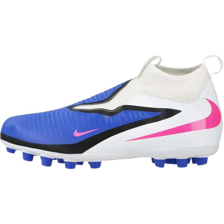 Nike Nike Phantom 6 High top Soccer Shoes Blue White Pink Kids'