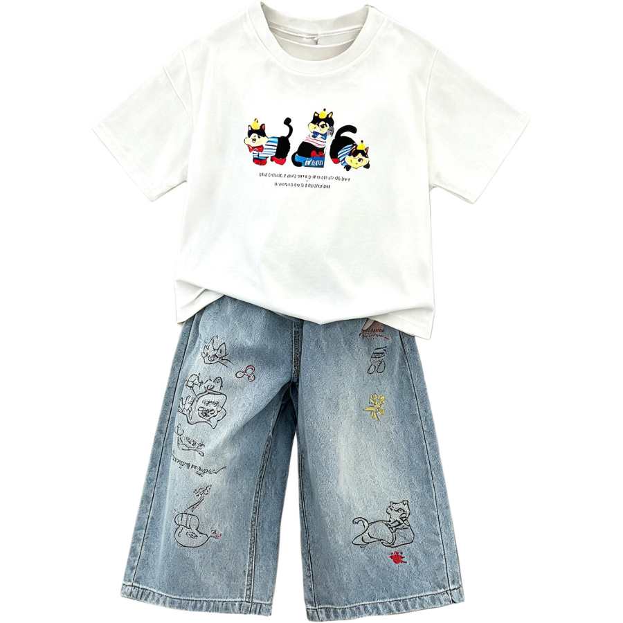 YALU Girls' Casual Sportswear Kids'