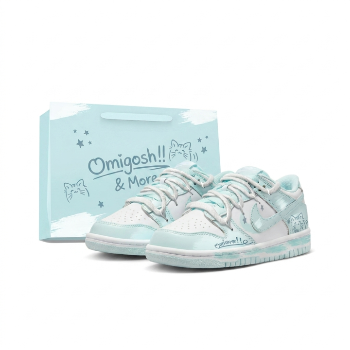 Nike Nike Dunk Skateboard Shoes Women's Ice Blue
