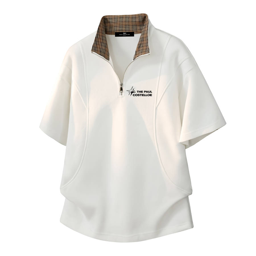 PAUL COSTELLOE T Shirts Unisex Lapel Thin Straight Fit